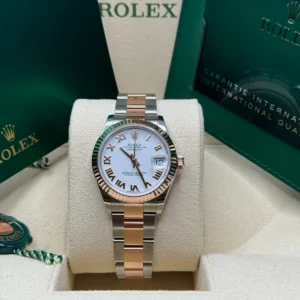 RLX Datejust m278271-0001/0002 White 31mm Dial Oyster Bracelet Watch