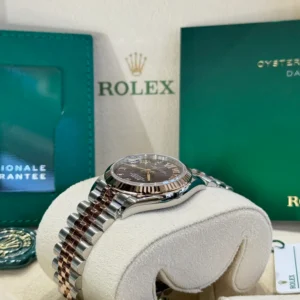 RLX Datejust m278271-0019/0020 Aubergine 31mm Dial Oyster Bracelet Watch