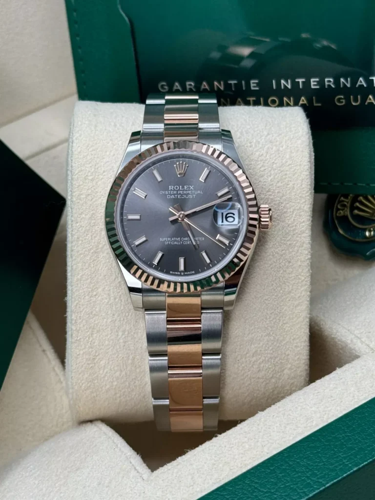 RLX Datejust m278271-0017/0018 Slate 31mm Dial Oyster Bracelet Watch