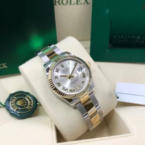 RLX Datejust m278273-0003/0004 31mm Silver Dial Stainless Steel and Yellow Gold Oyster Watch