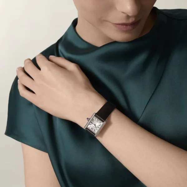 Cartier Tank Must Watch Diamond Small Model 27 mm W4TA0016 - United Luxury