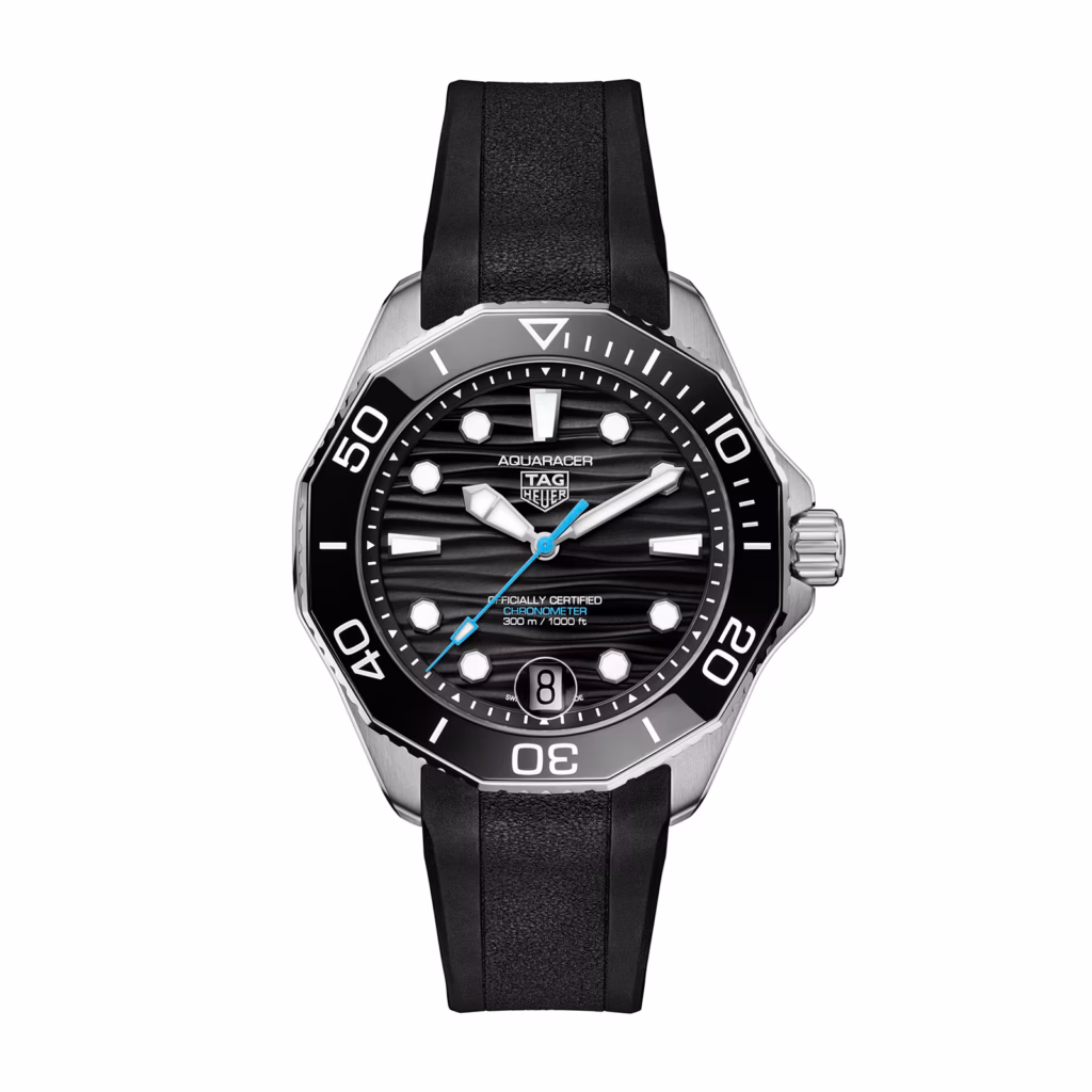 【7A Quality】TAG Heuer Aquaracer Professional 300 Date 42mm Mens Watch Black Rubber WBP5110.FT6257