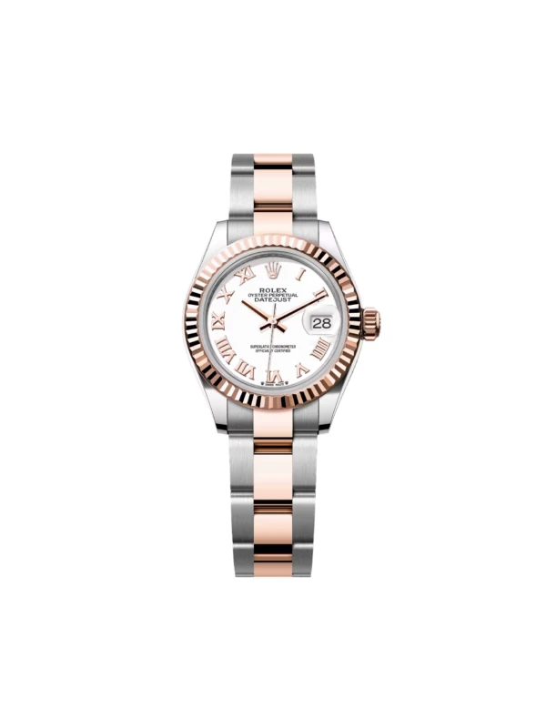 RLX Lady-Datejust 31mm 279171 White Roman Oyster Stainless Steel and Rose Gold