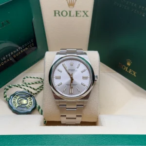 RLX Oyster Perpetual 36mm 126000-0001 Silver Dial Oyster Bracelet