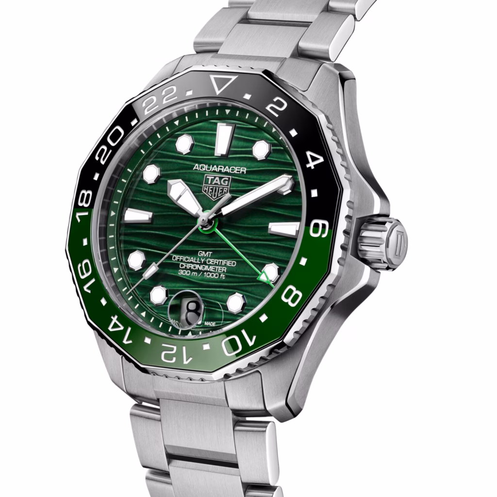 【7A Quality】TAG Heuer Aquaracer Professional 300 GMT 42mm Mens Watch Green WBP5115.BA0013