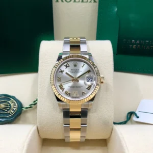 RLX Datejust m278273-0003/0004 31mm Silver Dial Stainless Steel and Yellow Gold Oyster Watch
