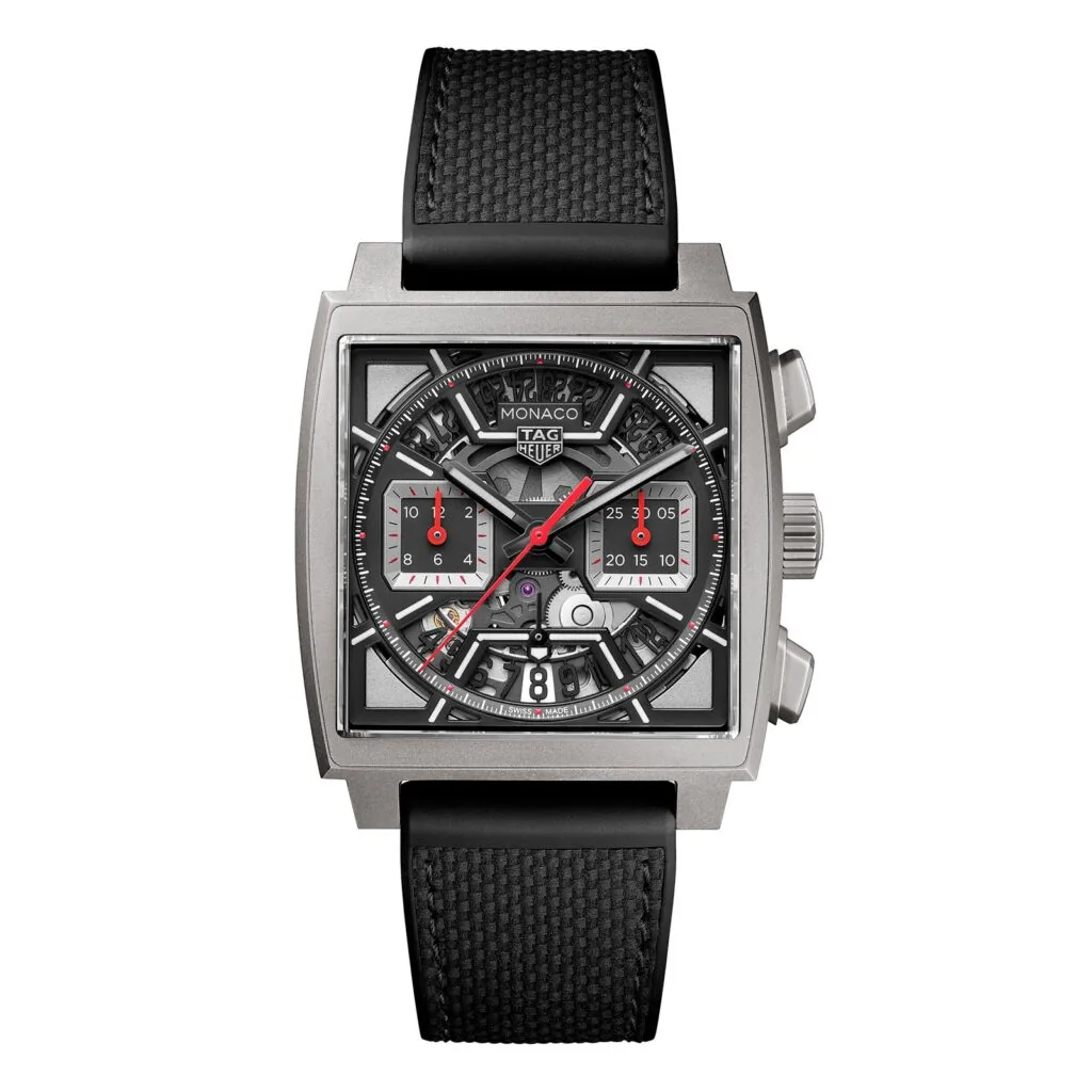 【7A Quality】TAG Heuer Monaco Chronograph 39mm Mens Watch Titanium Black CBL2183.FT6236