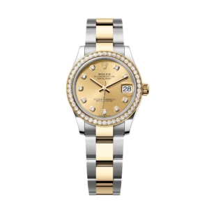 RLX Datejust m278383-0025/0026 31mm Champagne Dial Oyster Bracelet