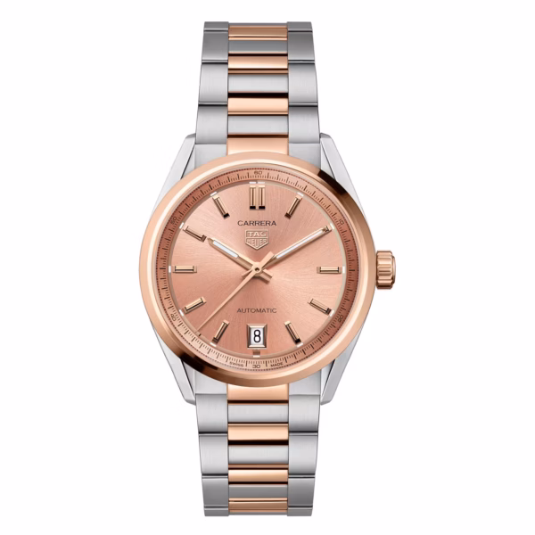 【7A Quality】TAG Heuer Carrera Date 36mm Ladies Watch Rose Gold WBN2350.BD0000