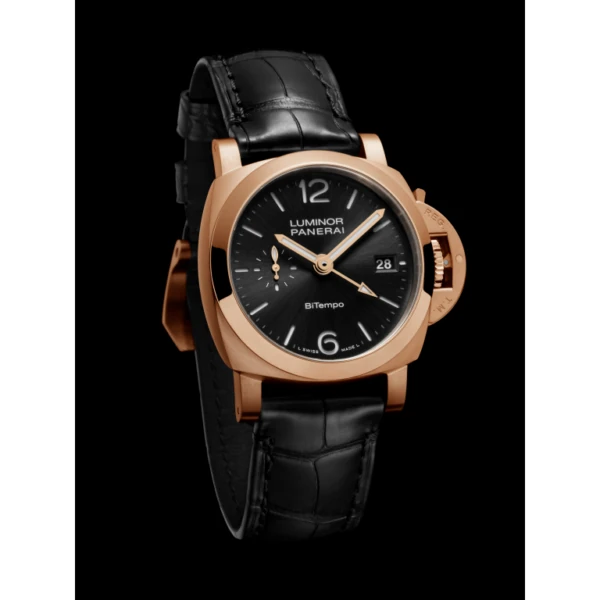【7A Quality】Panerai Luminor Quaranta BiTempo Goldtech™ 40mm PAM01641