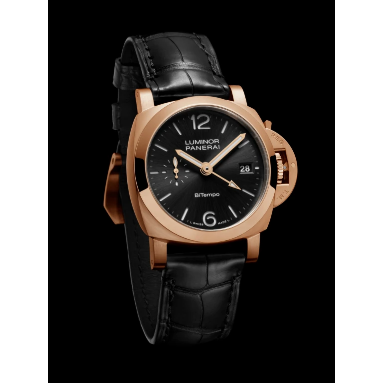 【7A Quality】Panerai Luminor Quaranta BiTempo Goldtech™ 40mm PAM01641