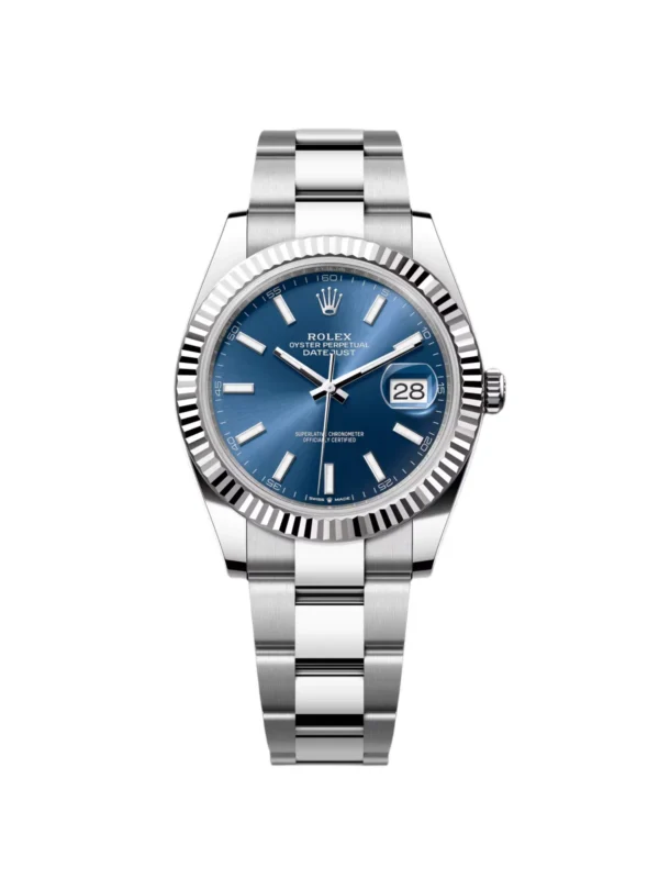 RLX Datejust 41mm 126334 Blue Index Oyster Stainless Steel Men’s Watch