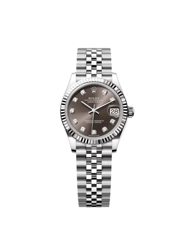 RLX Datejust m278274-0007/0008 Dark Grey 31mm Dial Oyster Watch