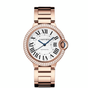 CARTIER Ballon Bleu BLEU Diamond Rose Gold 36mm WJBB0067 - United Luxury
