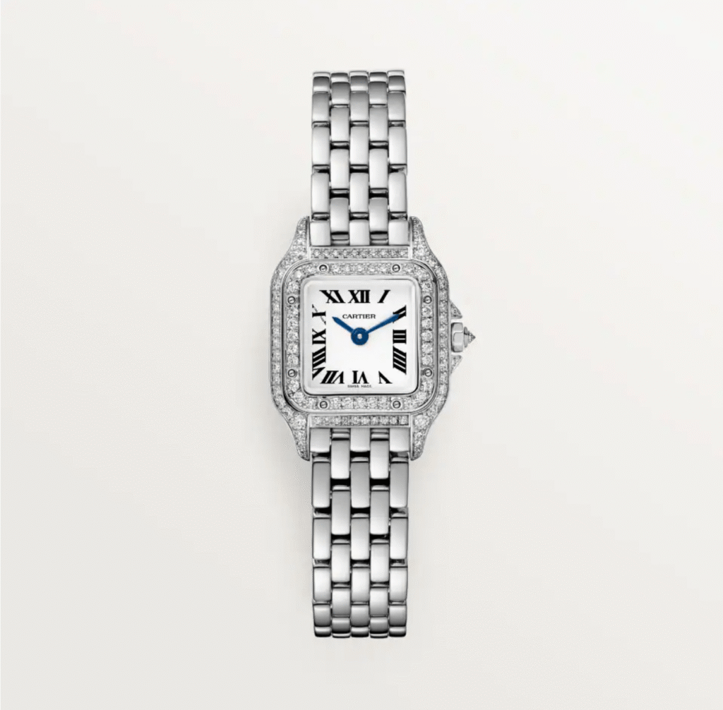 CARTIER PANTHERE Mini Model White Gold Diamond WJPN0046 - United Luxury