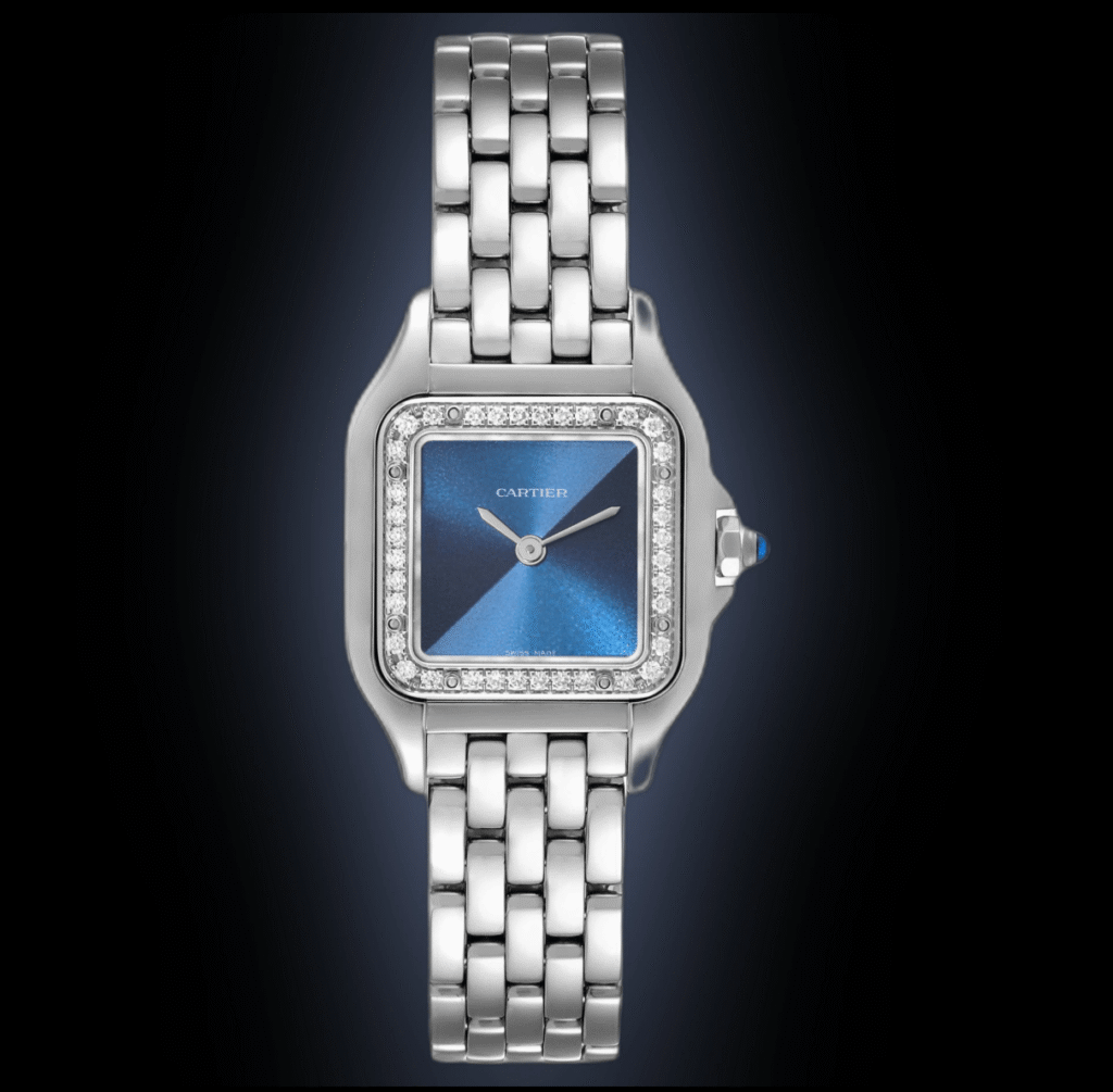 CARTIER PANTHERE Small Model Blue Diamond W4PN0013 - United Luxury
