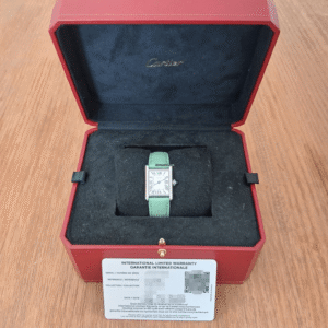 Cartier Tank Must Watch Small Model Green WSTA0061 - United Luxury