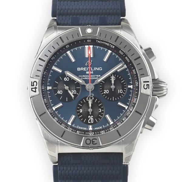 Breitling Chronomat B01 42 NFL Buffalo Bills Edition AB01342B1C3S1