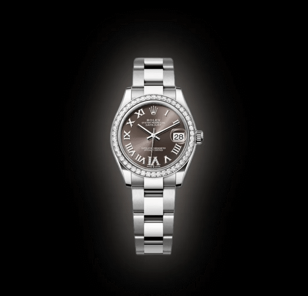 RLX Datejust m278384RBR-0031/0032 Dark Grey 31mm Dial Oyster Watch