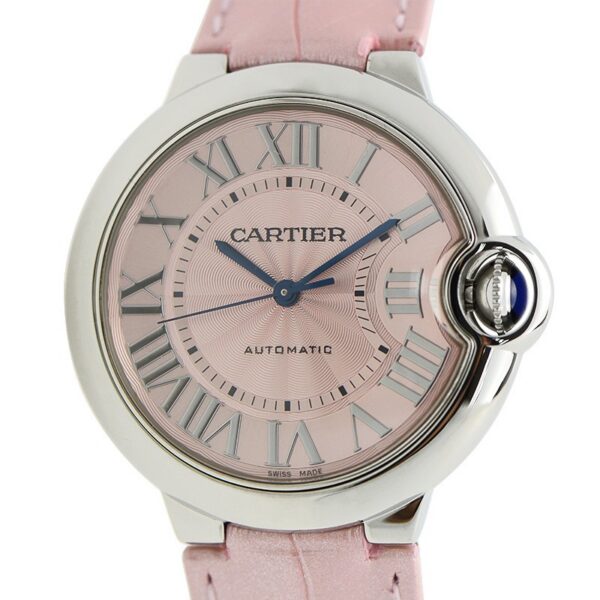 CARTIER Ballon Bleu Bleu Pink Dial 36mm WSBB0007 - United Luxury