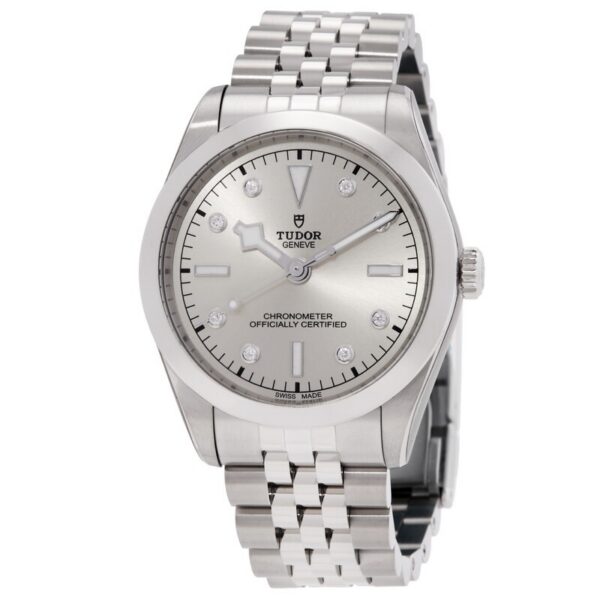 TUDOR Black Bay 39mm Champagne Diamond Set Dial Men's Bracelet Watch M79660-0006