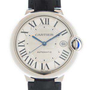 CARTIER BALLON BLEU Black Alligator Strap 40mm WSBB0039 - United Luxury