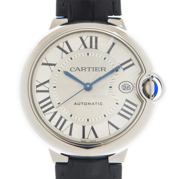 CARTIER BALLON BLEU Black Alligator Strap 40mm WSBB0039 - United Luxury