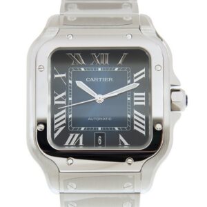 Cartier Santos Large Model Blue WSSA0030 - United Luxury