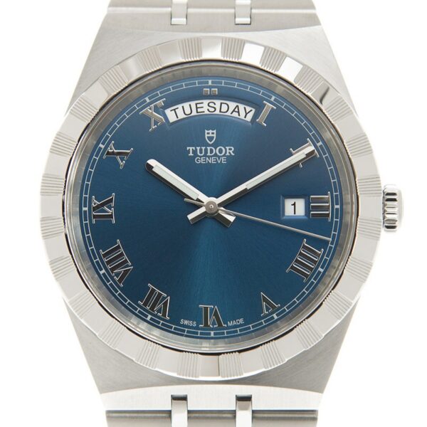 TUDOR Royal Date/Day 41mm Blue Roman Dial Men's Automatic Watch M28600-0005