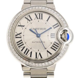 CARTIER Ballon Bleu BLEU Diamond Watch 33mm W4BB0023 - United Luxury