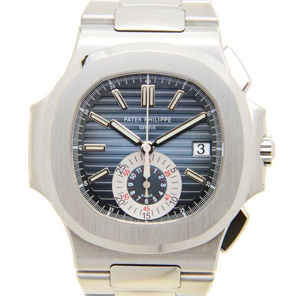 Patek Nautilus Blue Silver Replica
