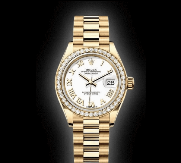 RLX Datejust m278288RBR-0009 White 31mm Dial President Bracelet Watch