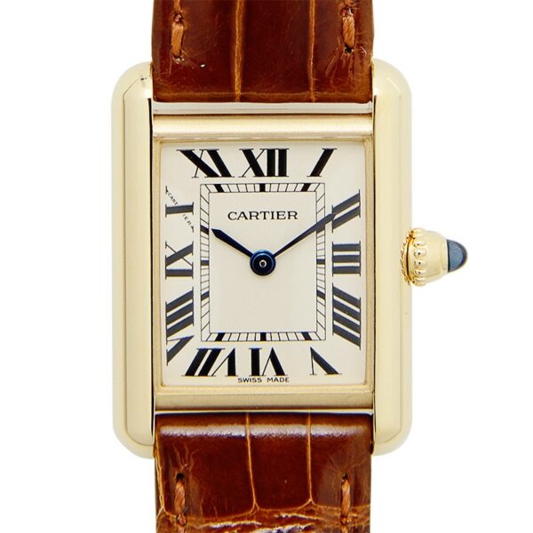 Tank Louis Cartier Watch Small Model Yellow Gold W1529856 - United Luxury
