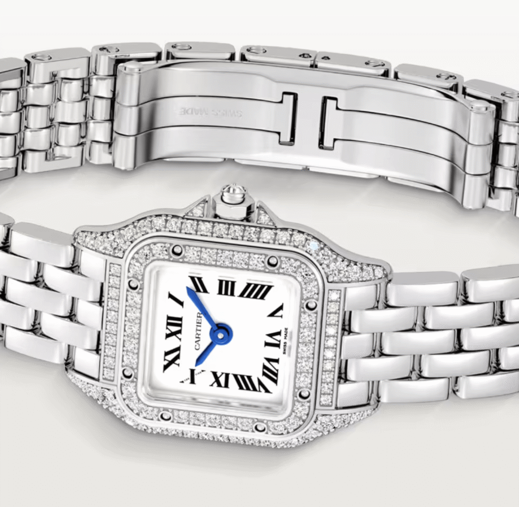 CARTIER PANTHERE Mini Model White Gold Diamond WJPN0046 - United Luxury