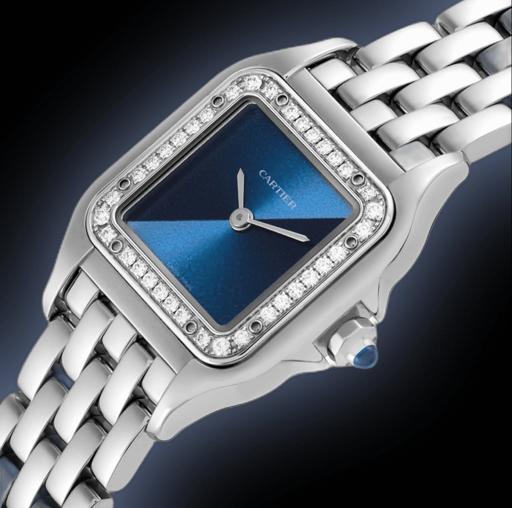 CARTIER PANTHERE Small Model Blue Diamond W4PN0013 - United Luxury