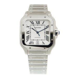 Cartier Santos Large Model Classic Silver WSSA0018 - United Luxury