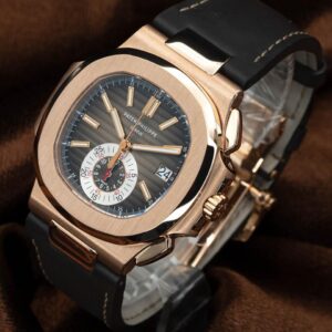 Patek Philippe Nautilus Rose Leather Replica