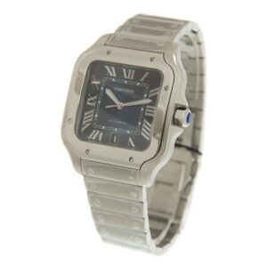 Cartier Santos Large Model Blue WSSA0030 - United Luxury
