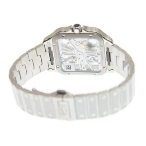 Cartier Santos Large Model Skeleton Watch WHSA0015 - United Luxury