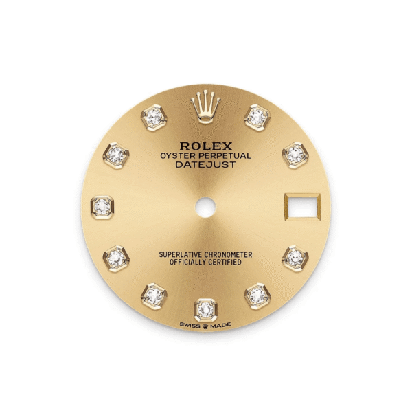 RLX Datejust m278288RBR-0005 Champagne 31mm Dial President Bracelet Watch