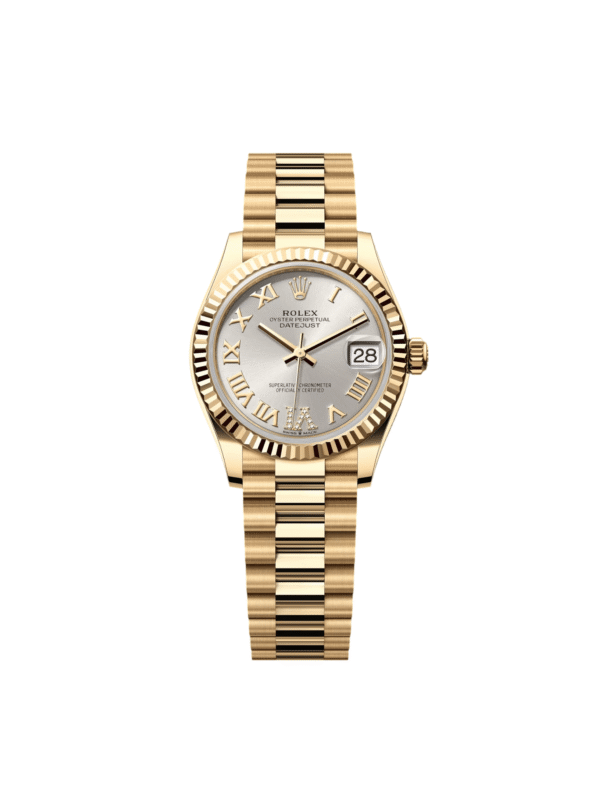 RLX Datejust m278278-0028 Silver 31mm Dial President Bracelet Watch