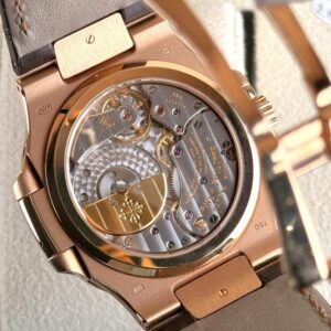 Patek Philippe Nautilus Gold Leather Replica