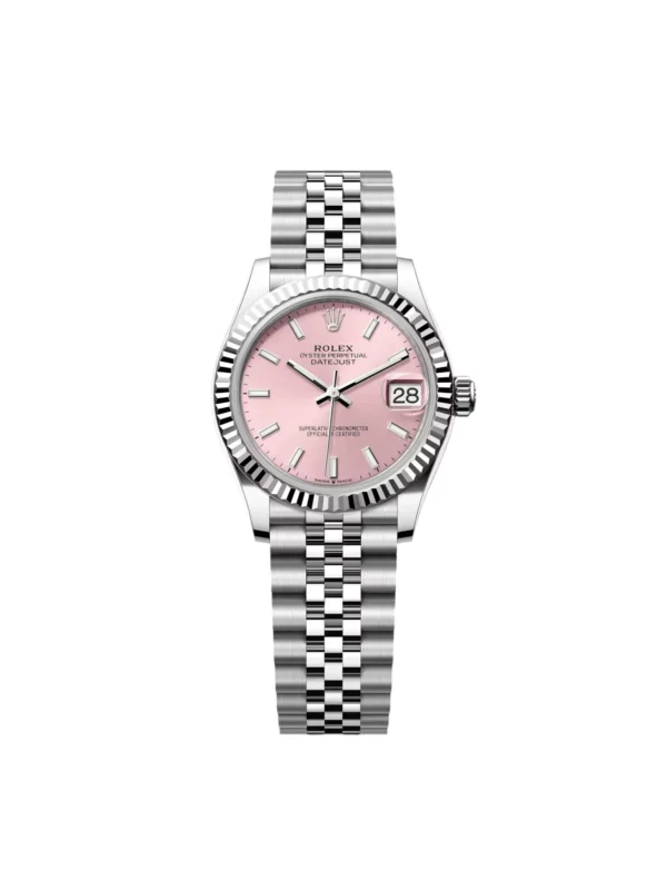RLX Datejust m278274-0013/0014 Pink Dial 31mm Fluted Bezel Oyster Bracelet
