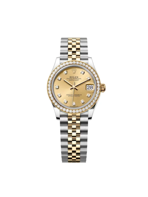 RLX Datejust m278383-0025/0026 31mm Champagne Dial Oyster Bracelet
