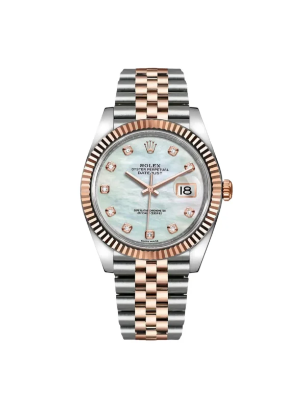 RLX Datejust 41mm 126331 MOP Diamond Jubilee Steel and Rose Gold Watch