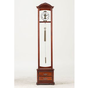 High-End 7-Day Zippered Weight-Driven Mantel Clock