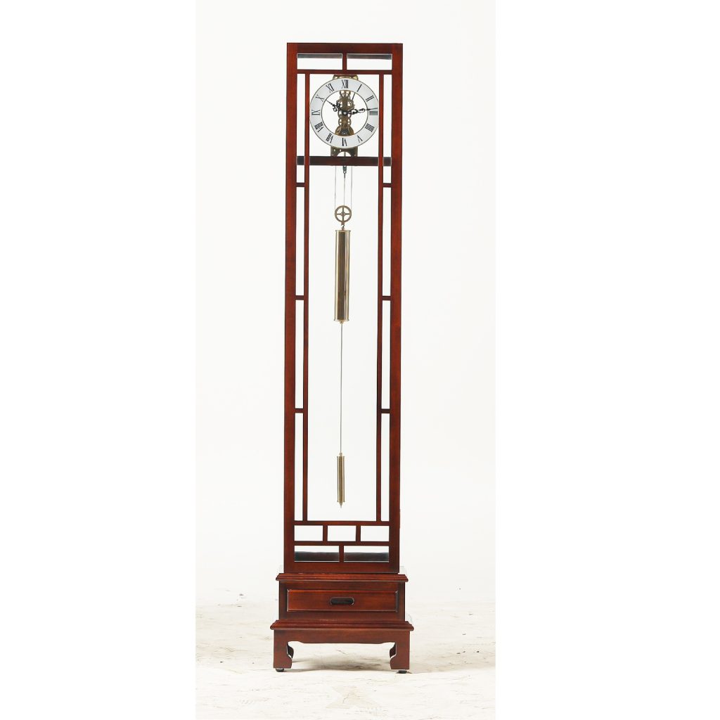 High-End 7-Day Zippered Weight-Driven Mantel Clock
