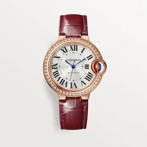 Cartier Ballon Bleu Bleu 18K Rose Gold Diamond 33mm WJBB0033 - United Luxury