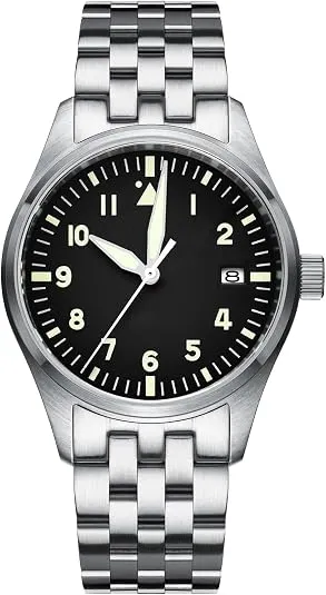 Men's Automatic Mechanical Watch – Stainless Steel, Blending Business and Casual Styles