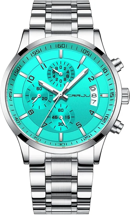 Men's Stylish Waterproof Stainless Steel Watch